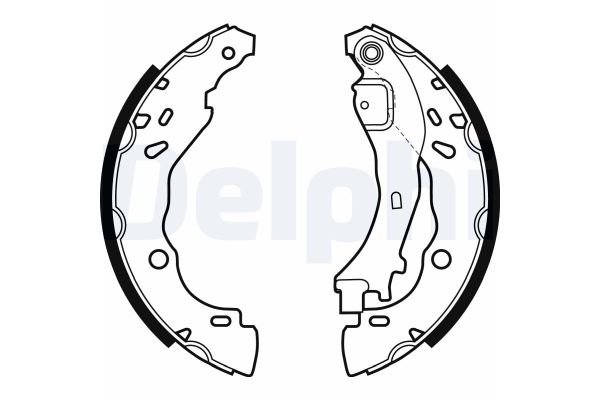 Fren Pabuçlu Balata Arka DELPHI LS1975