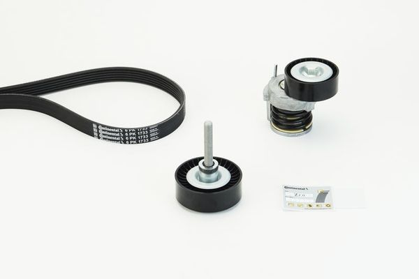 Vantilatör Kayış Seti  Audi S4 Sedan (B5)(11.1994->)  CONTINENTAL 6PK1733 K3