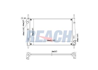 Su Radyatörü  MARGO 2520019  1S7H8005AD 1142808 1114764 1115770 1116764 1124902 1671773 1S7H8005AA 1S7H8005AC 1S7H8005CA 3S718005AB