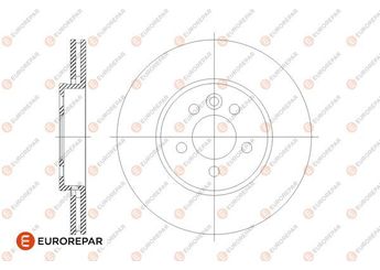 Fren Disk Ayna Ön Sağ ve Sol EUROREPAR 1667856380  1667856380 SDB000880 SDB100940 GBD90844