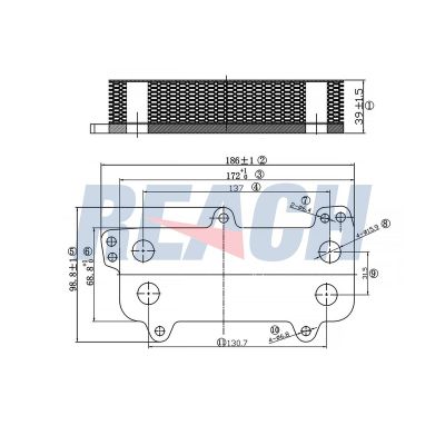 Motor Yağ Soğutucu  Volkswagen T5 Transporter Caravelle/Multivan (7H)(04.2003->)  SWAPP 52118
