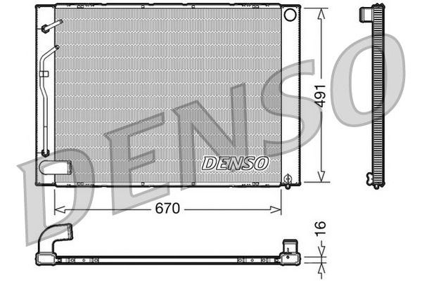Su Radyatörü  DENSO DRM50054