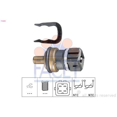 Hararet Müşürü  Audi A4 Sedan (B5)(11.1994->)  FACET 7.3232