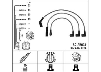 Buji Kablosu  NGK 8224  60800515 60 80 05 15