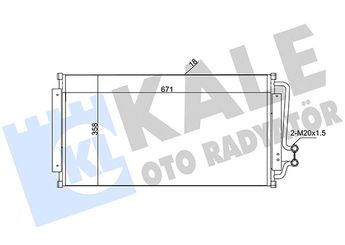 Klima Radyatörü  KALE 345630  52474647