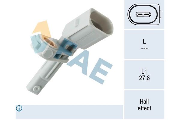 Abs Sensörü Arka Sol Cupra Ateca (KH7)(09.2018->)  FAE 78141