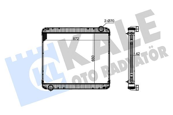 Su Radyatörü  MGA 80577