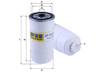 Yakıt Filtresi  FIL FILTRE ZP 3041 CF  9947995 13322240791 13 32 2 240 791 13322240798 13 32 2 240 798 13322240802 13 32 2 240 802 46471844 9951033