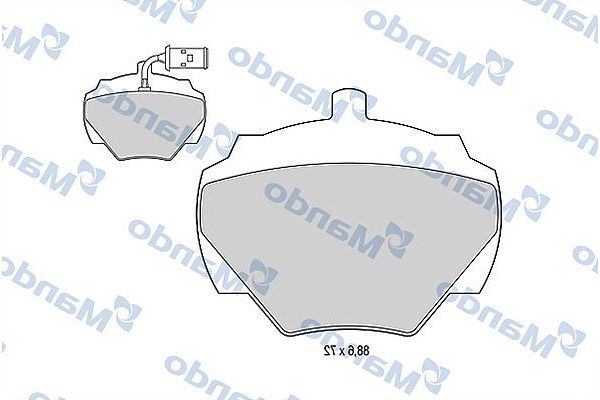 Fren Disk Balata Arka Land Rover Defender (LD)(10.2002->)  MANDO MBF015594