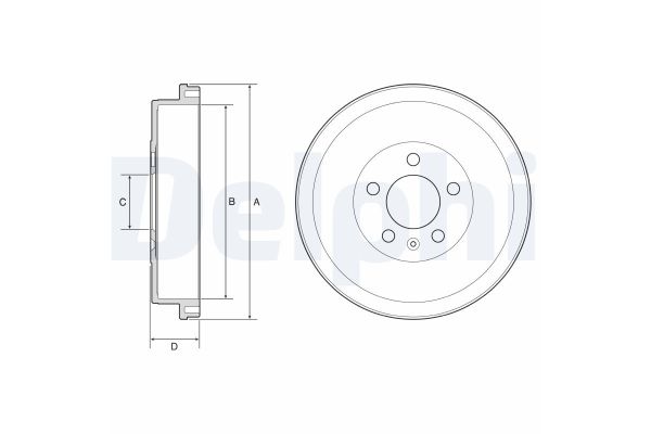 Kampana Arka Sağ veya Sol DELPHI BF634