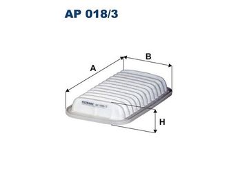Hava Filtresi  FILTRON AP 018/3  1780187402 17801-87402 1780187402000 17801-87402-000