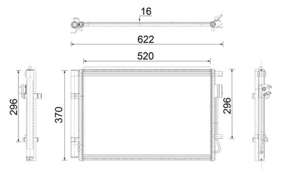 Klima Radyatörü  Hyundai i20 Coupe (GB)(04.2015->)  MAHLE AC 918 000P