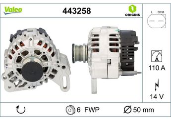 Alternatör  VALEO 443258  45903023H 45903023HX 045903023H