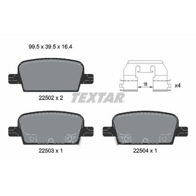 Fren Disk Balata Arka VALEO 671055