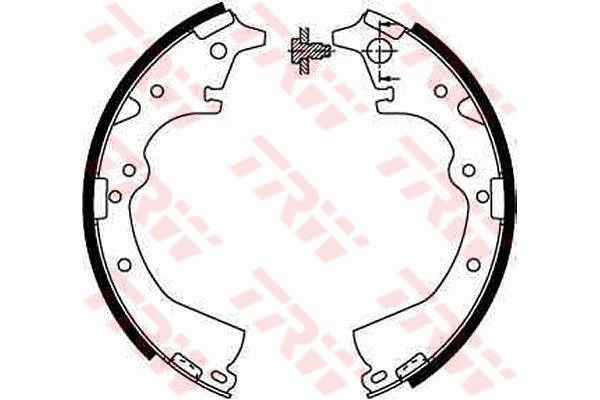 Fren Pabuçlu Balata Arka Toyota Land Cruiser (J7)(1982->)  NAGAMA NBS-TO002