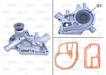 Devirdaim Su Pompası  VALEO 506059  7701457671
