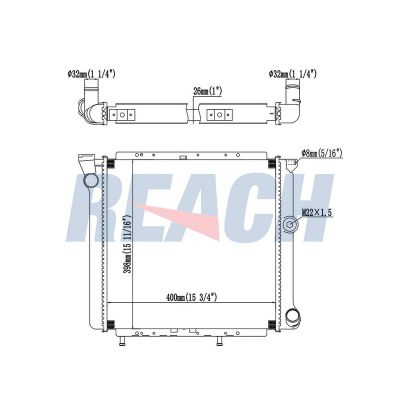Su Radyatörü  Renault R 11 (06.1983->)  PSA ORJINAL 1330W8