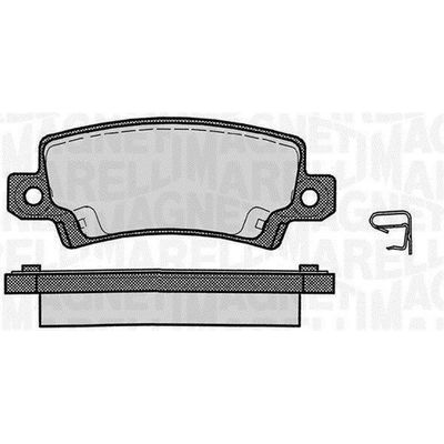 Fren Disk Balata Arka Toyota Corolla (E12)(2002->)  MANDO 015176