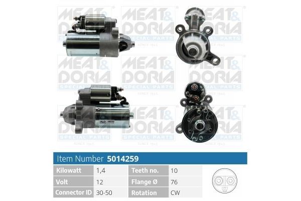 Marş Dinamosu  Ford Mondeo 4/5 Kapı (GD)(1997->)  VISTEON 20-100-01005