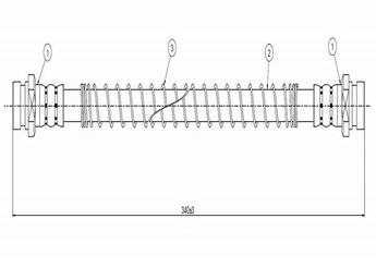 Fren Hortumu Ön Sağ veya Sol CAVO C800 710A  5873124010 58731-24010