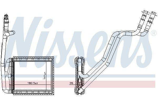 Kalorifer Radyatörü  FOMOCO AV1118B539CA