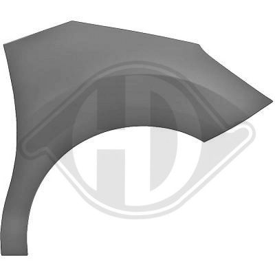 Çamurluk Ön Sol Citroen DS3 (09.2009->)  TYG 1617-2102