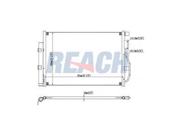 Klima Radyatörü  BSG 65-525-032  1850272 95026324 95358526 96943762