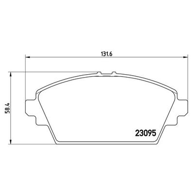Fren Disk Balata Ön Nissan Primera Lim. (P12)(12.2001->)  MAGNETI MARELLI 363700456044