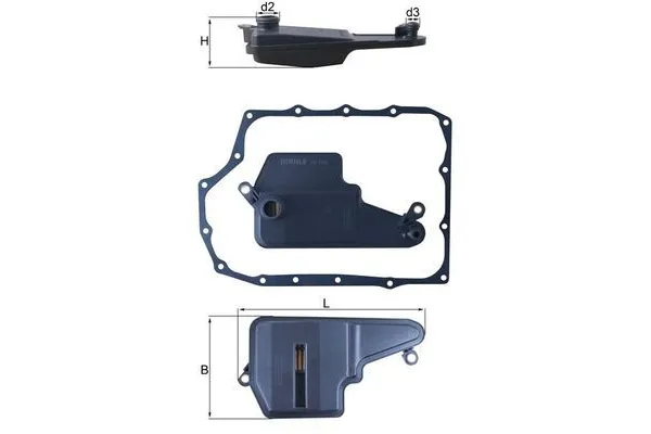 Şanzıman Yağ Filtresi  MAHLE HX 193D