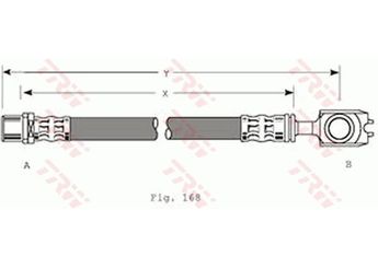 Fren Hortumu Arka Sağ veya Sol OSSCA 00759  H26643810A H266-43-810A