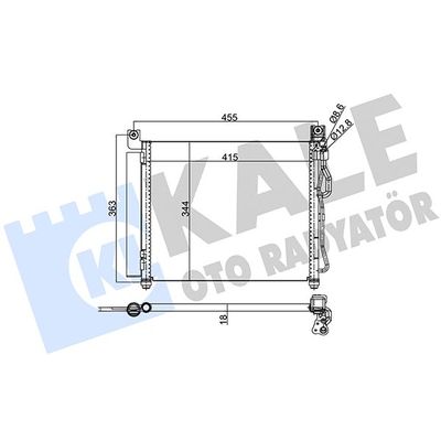 Klima Radyatörü  KALE 391500