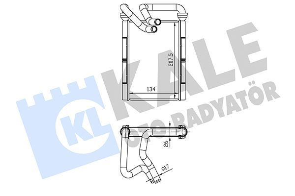 Kalorifer Radyatörü  KALE 370695