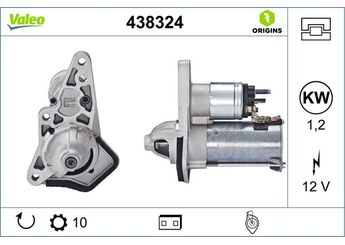 Marş Dinamosu  VALEO 438324  233008362R TS1282 233003999R 233000999R