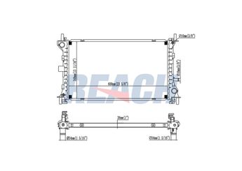 Su Radyatörü  BEHR CR 628 000S  98AB8005MF 1061191 1061192 1091934 1093738 1671970 98AB8005ME 98AB8005PC 98AB8005PD ME98AB8005MF YS4Z8005AA