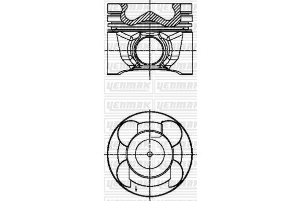 Piston (89,50MM-0.50)  YENMAK 36-04581-050