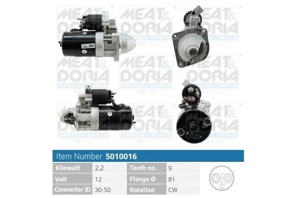 Marş Dinamosu  Peugeot Boxer (330/350) P.Van (H3) Aks:3200mm (2002->)  SPAGO STR1087