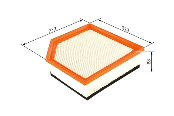 Hava Filtresi  Volvo XC90 (07.2002->)  BOSCH F 026 400 451