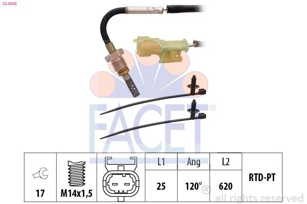 Egzoz Sıcaklık Sensörü  NGK 92014