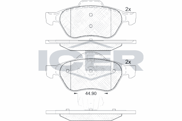 Fren Disk Balata Ön Renault Twingo (07.2007->)  MAGNETI MARELLI 323700019800