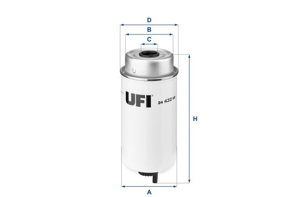 Yakıt Filtresi  UFI 24.432.00