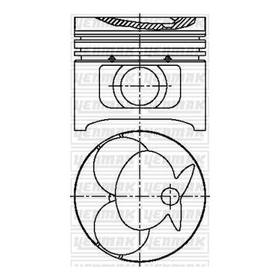 Piston (89.50MM-0.50)  YENMAK 31-03617-050