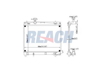 Su Radyatörü  RADISEN RR 646868  164000Y060 1640047100 1640047090