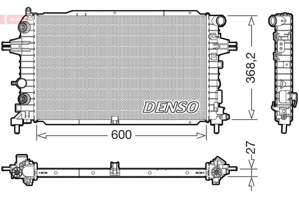 Su Radyatörü  DENSO DRM20129