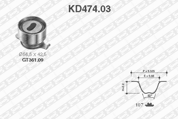 Triger Kayış Seti  DAYCO 139RP210H