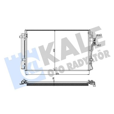 Klima Radyatörü  Kia Sorento (XM)(2009->)  KALE 345465