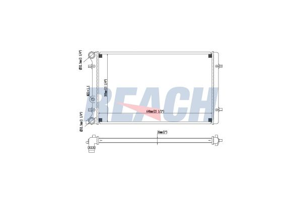 Su Radyatörü  MOTORTEC PEG0806