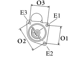 Marş Dinamosu  HC-CARGO F 032 115 776  32009023 32009033 32009347 32009453 320A9080 320A9453