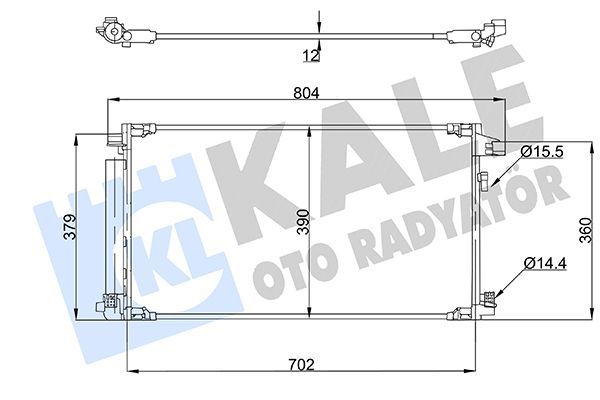 Klima Radyatörü  Toyota C-HR (X10)(10.2016->)  KALE 357910