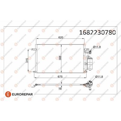 Klima Radyatörü  Chevrolet Epica (2006->)  EUROREPAR 1682230780