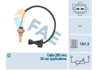 Hararet Müşürü  FAE 32740  9182205 91 82 205 TX125 TX-125